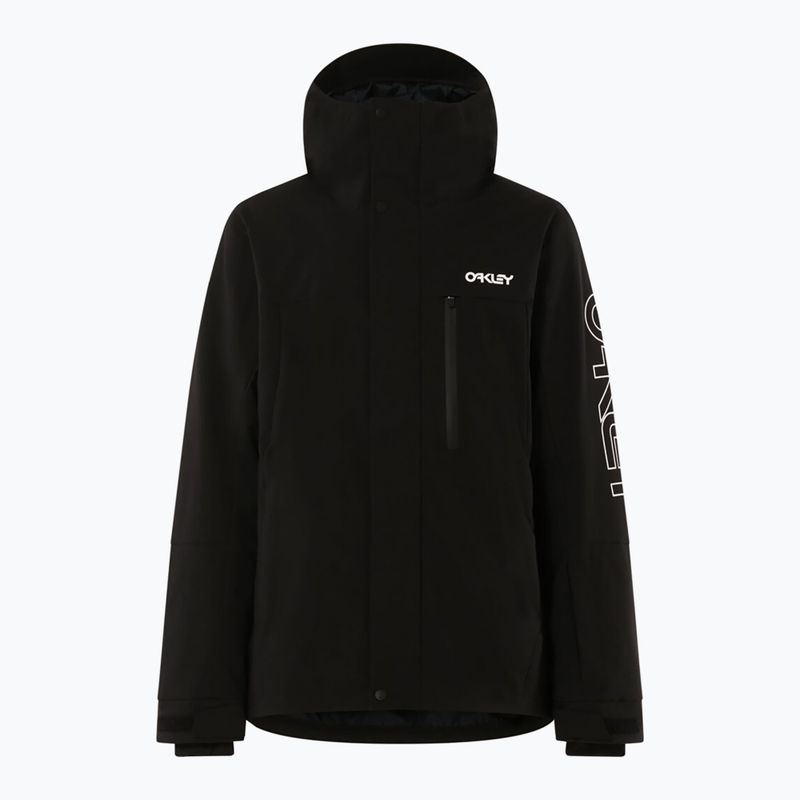 Pánska snowboardová bunda Oakley TNP TBT Insulated black/white logo 15