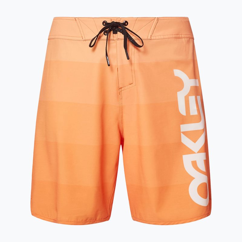 Pánske plavecké šortky Oakley Retro Mark 19" oranžové FOA40430473K 4