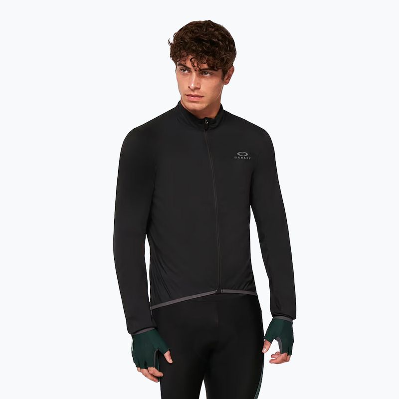 Oakley Endurance Pkbl Wind pánska cyklistická bunda čierna FOA404387