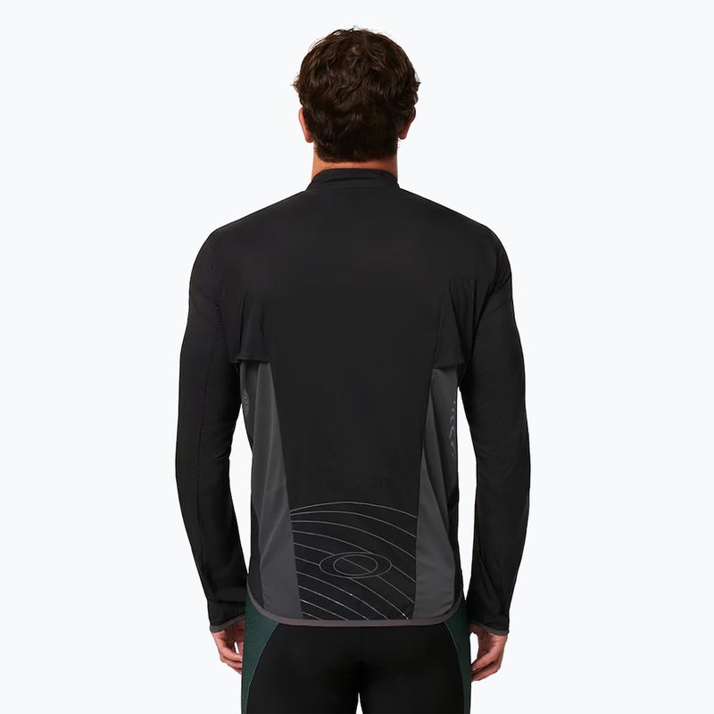 Oakley Endurance Pkbl Wind pánska cyklistická bunda čierna FOA404387 3