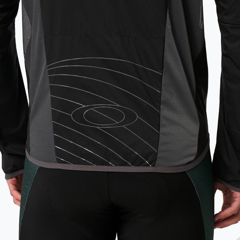 Oakley Endurance Pkbl Wind pánska cyklistická bunda čierna FOA404387 7