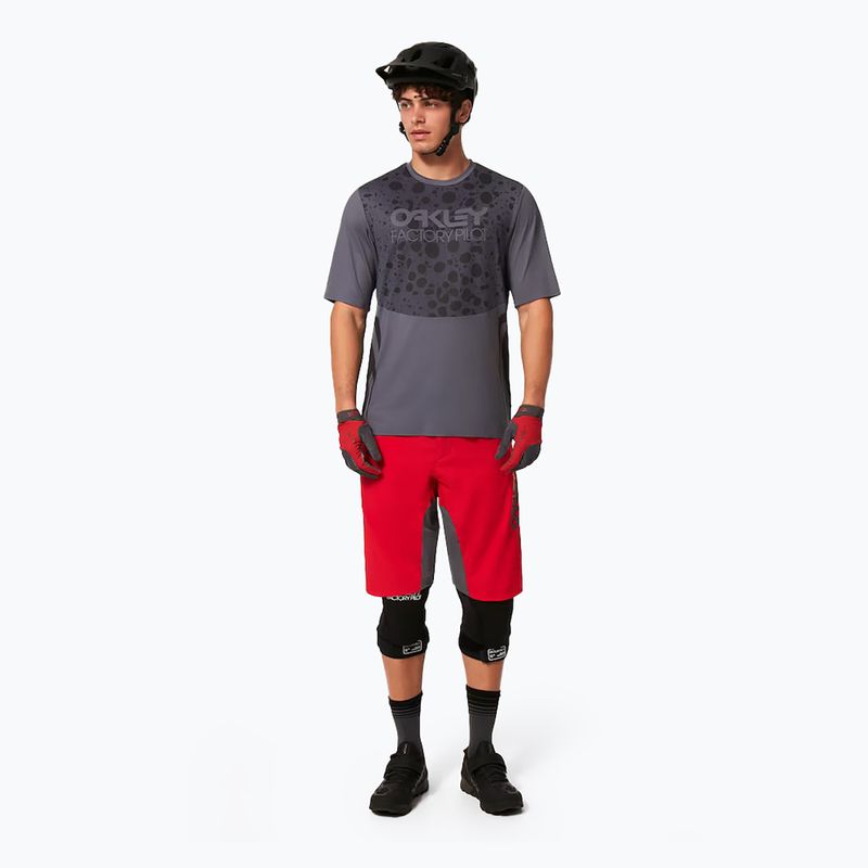Pánsky cyklistický dres Oakley Maven Rc SS šedý FOA444 5