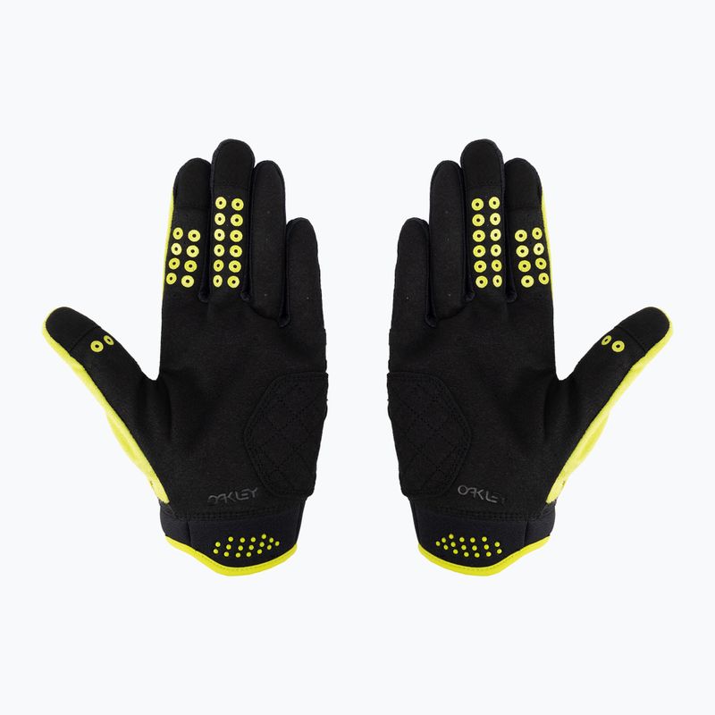 Cyklistické rukavice Oakley Switchback Mtb black/yellow FOS9879 2