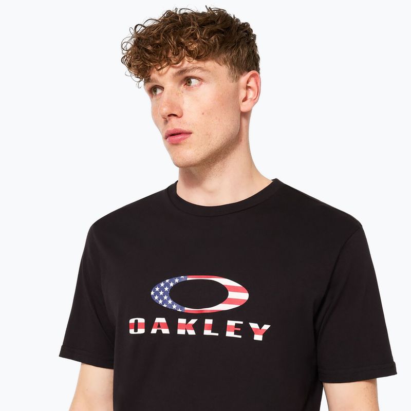 Pánske tričko Oakley O Bark 2.0 black/american flag 5