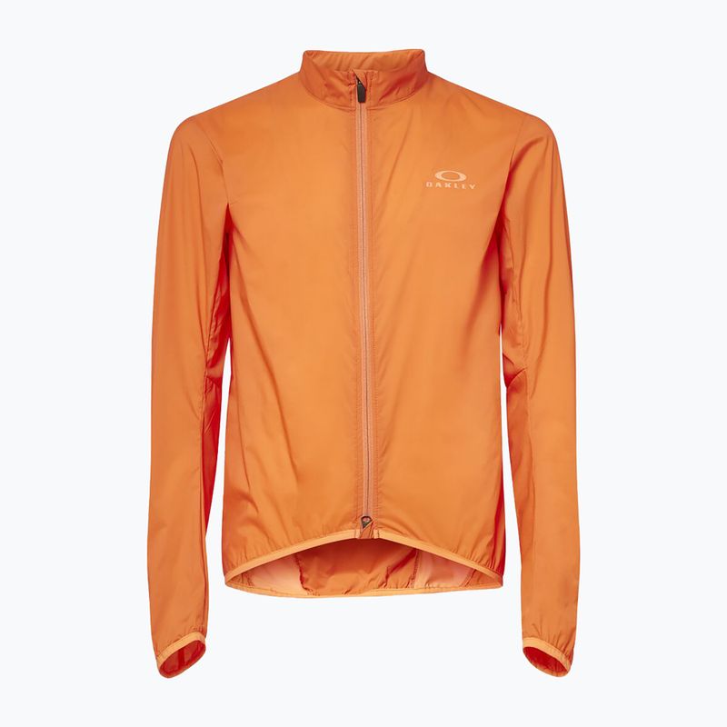 Oakley Endurance Pkbl Wind pánska cyklistická bunda oranžová FOA404387