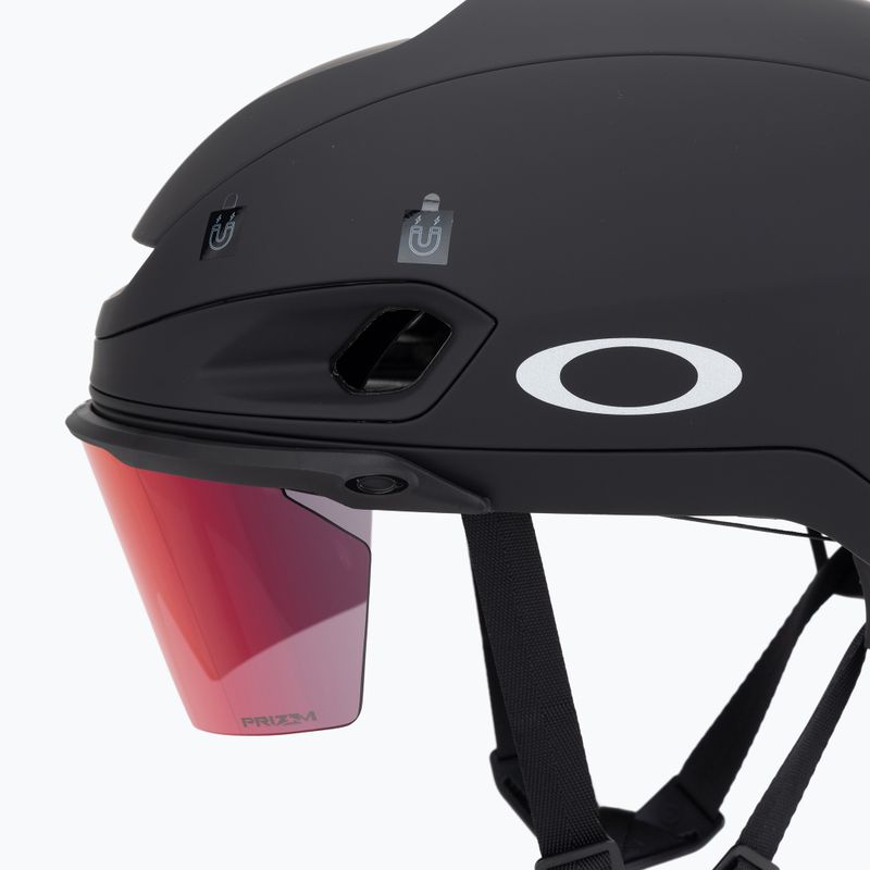 Prilba na cestný bicykel Oakley Aro7 Road matte black/prizm 7