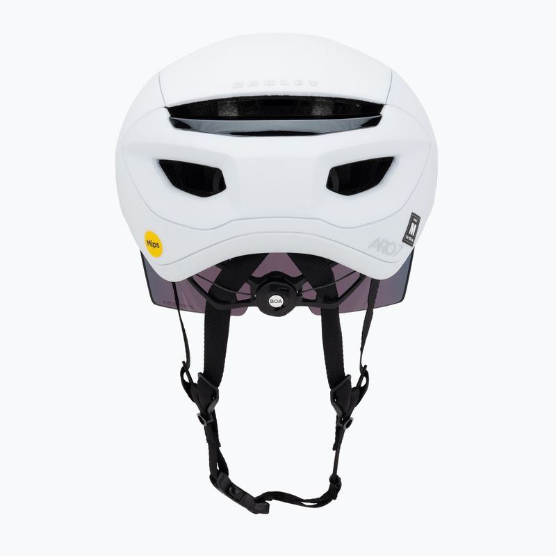 Prilba na cestný bicykel Oakley Aro7 Road matte white/prizm 4