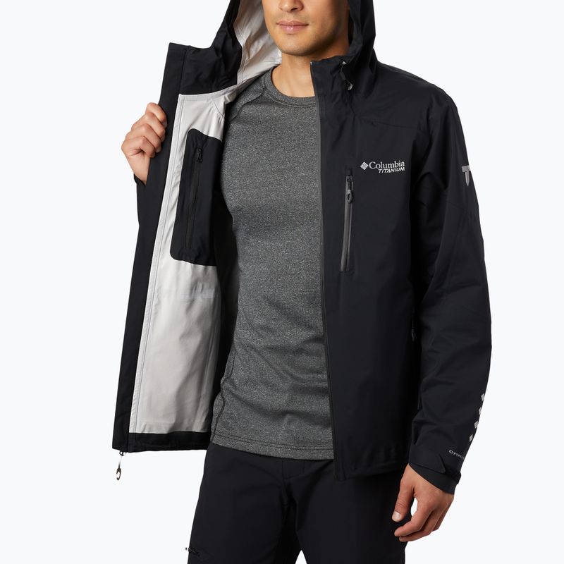 Columbia pánska softshellová bunda Titan Pass 2.5L Shell 010 black 1888941 4
