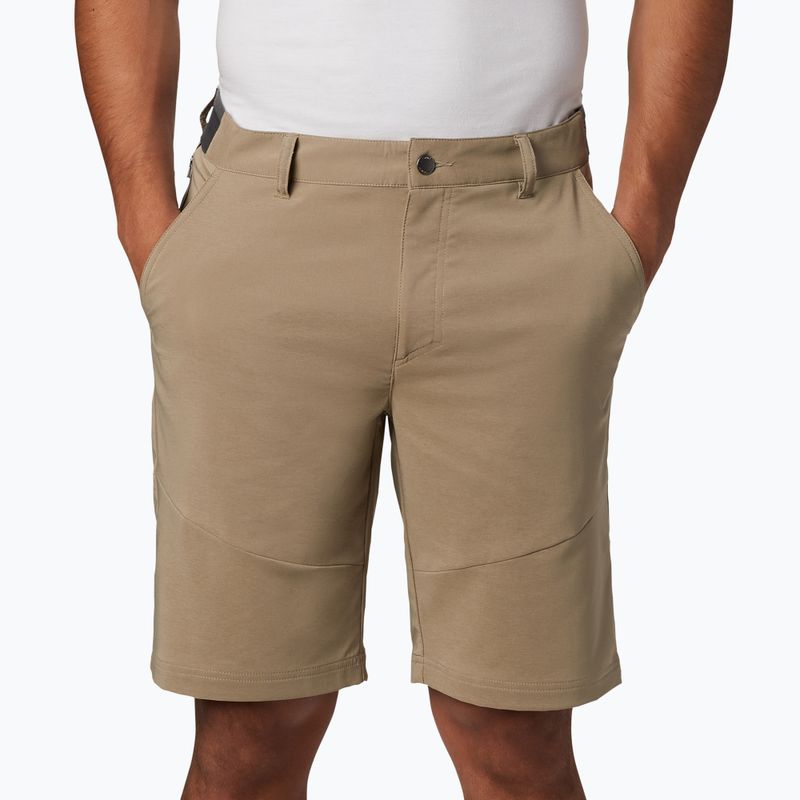 Columbia Tech Trail 221 pánske trekingové šortky beige 1883371 3