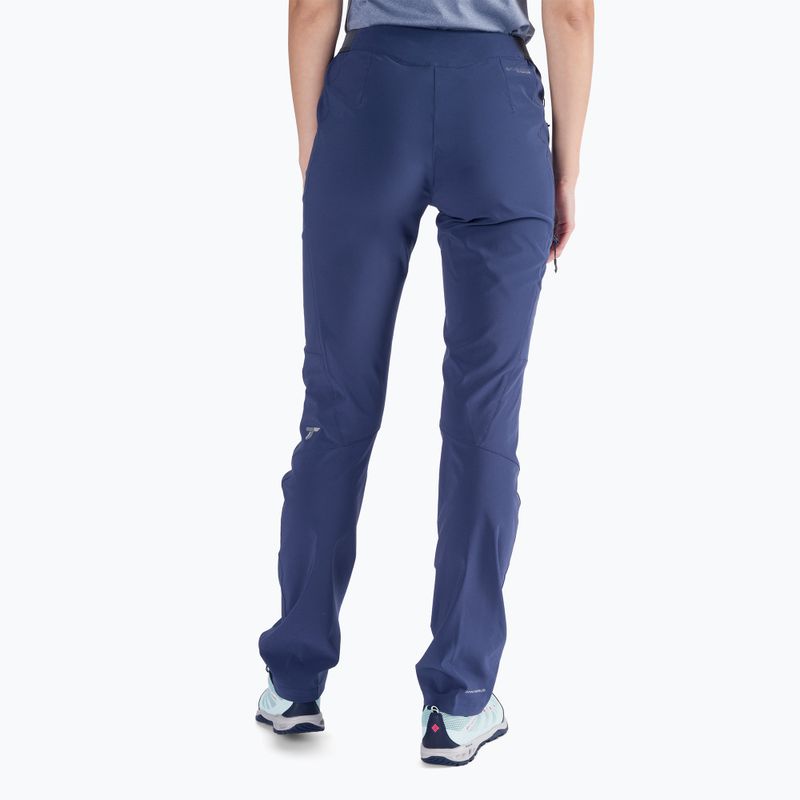 Columbia dámske trekingové nohavice Titan Pass 466 navy blue 1886123 3