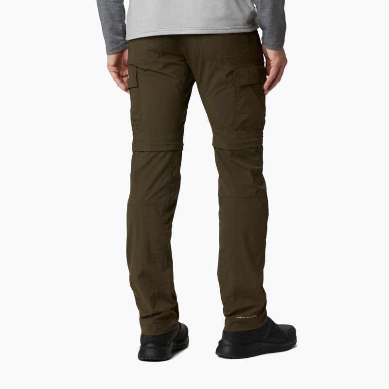 Columbia Silver Ridge II converti 319 green 1794891 pánske trekingové nohavice 2
