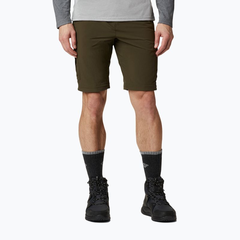 Columbia Silver Ridge II converti 319 green 1794891 pánske trekingové nohavice 4