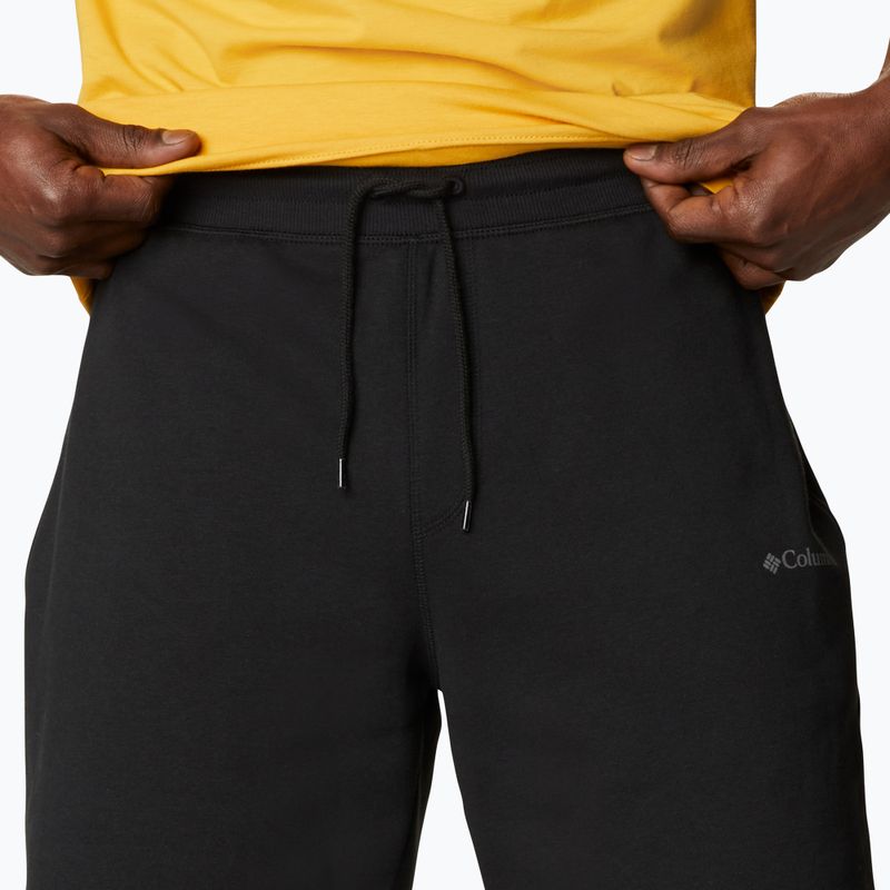 Pánske trekingové šortky Columbia Logo Fleece black 1884601010 4