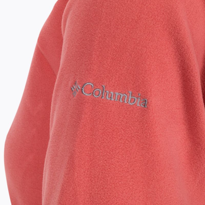 Columbia Glacial IV dámska fleecová mikina dark coral 1802201 10