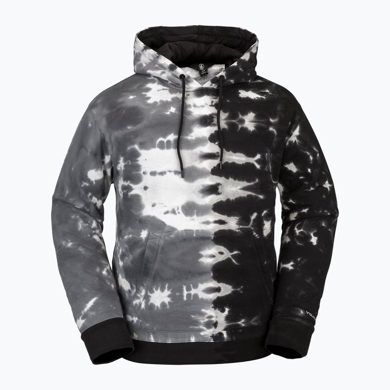 Pánska snowboardová mikina Volcom Insulate HD grey/black G4152204-TDY