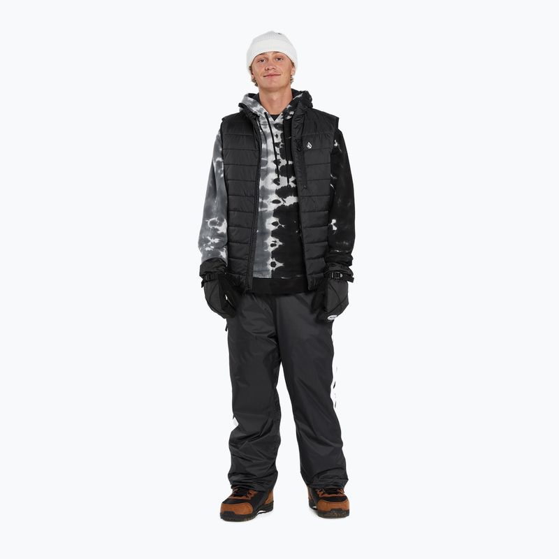Pánska snowboardová mikina Volcom Insulate HD grey/black G4152204-TDY 3