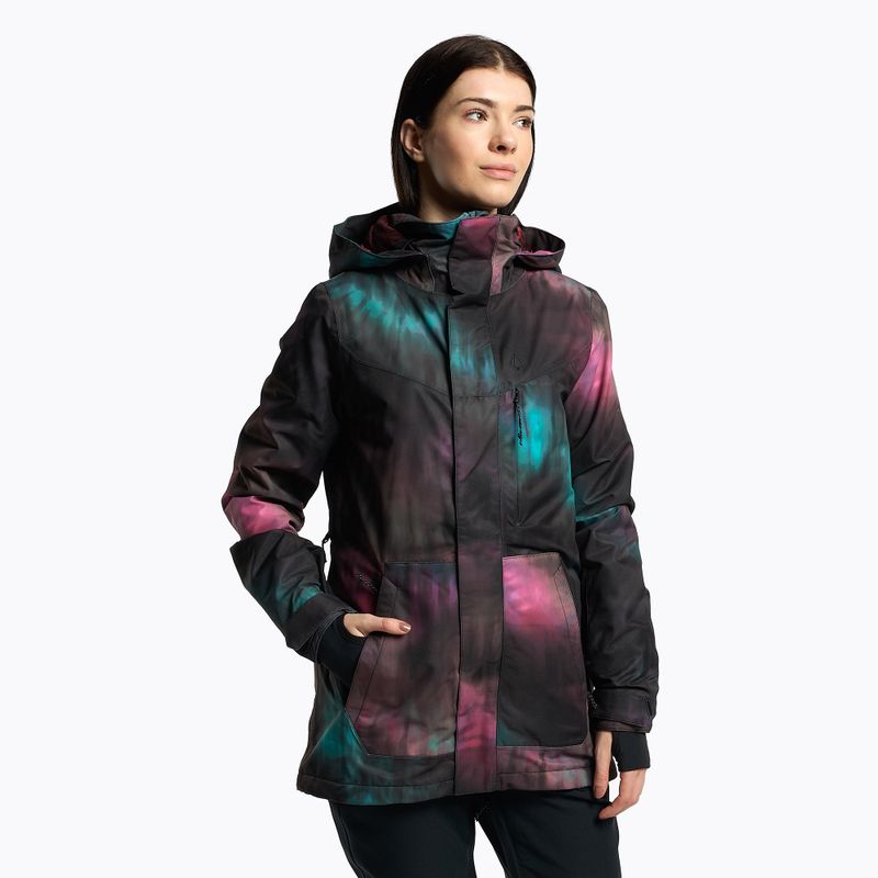 Dámska snowboardová bunda Volcom Pine 2L Tds Inf black-blue H0452208-BTD