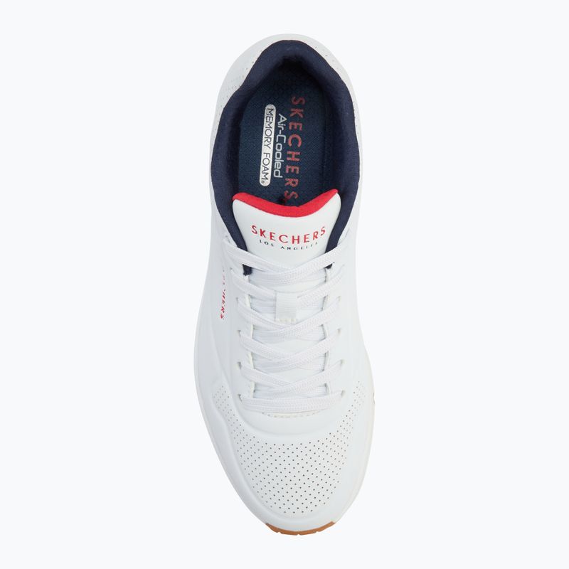Pánska obuv SKECHERS Uno Stand On Air white/navy/red 5