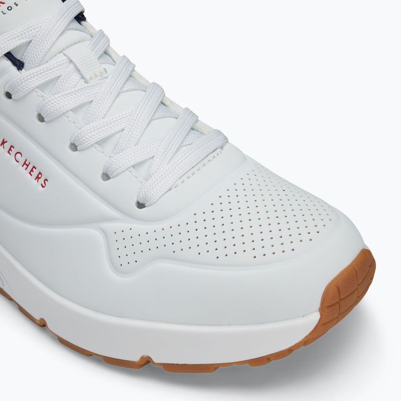 Pánska obuv SKECHERS Uno Stand On Air white/navy/red 7