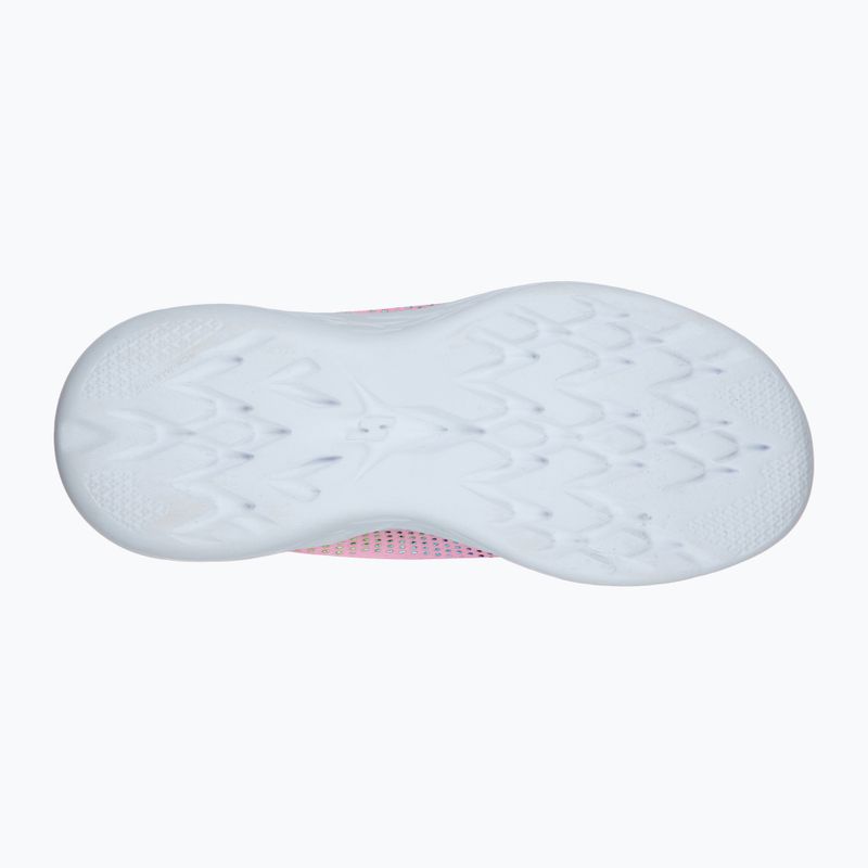 SKECHERS Go Run 600 Shimmer Speeder detská tréningová obuv light pink/multi 14