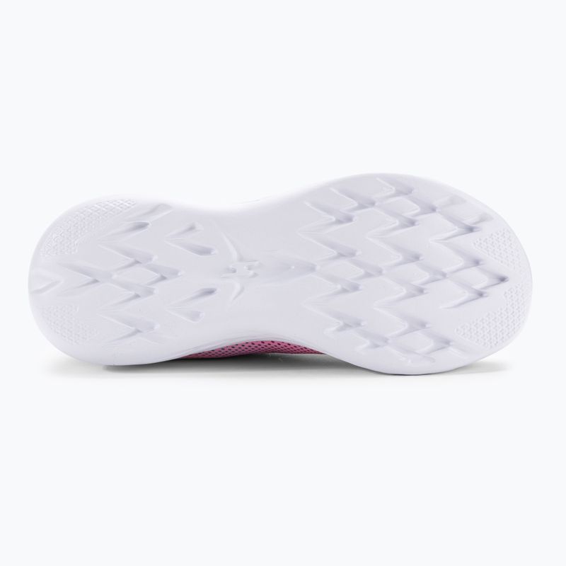 SKECHERS Go Run 600 Shimmer Speeder detská tréningová obuv light pink/multi 5