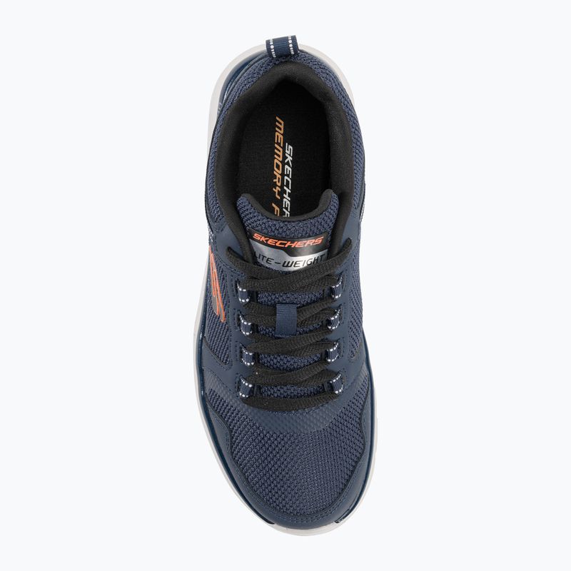 SKECHERS Track Knockhill pánska tréningová obuv navy/orange 7