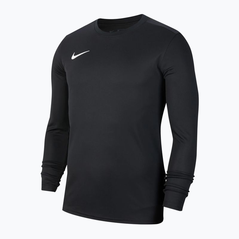 Detské futbalové tričko s dlhým rukávom Nike Dri-Fit Park VII black/white