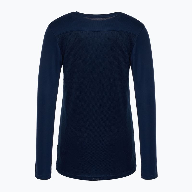 Detské futbalové tričko s dlhým rukávom Nike Dri-Fit Park VII midnight navy/white 2