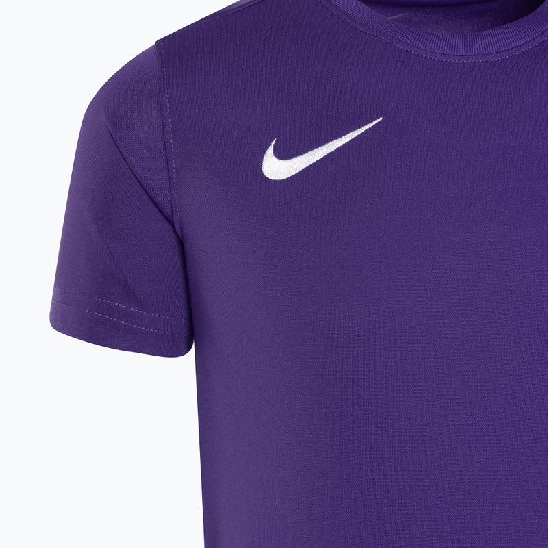 Detský futbalový dres Nike Dri-FIT Park VII Jr court fialovo-biely 3