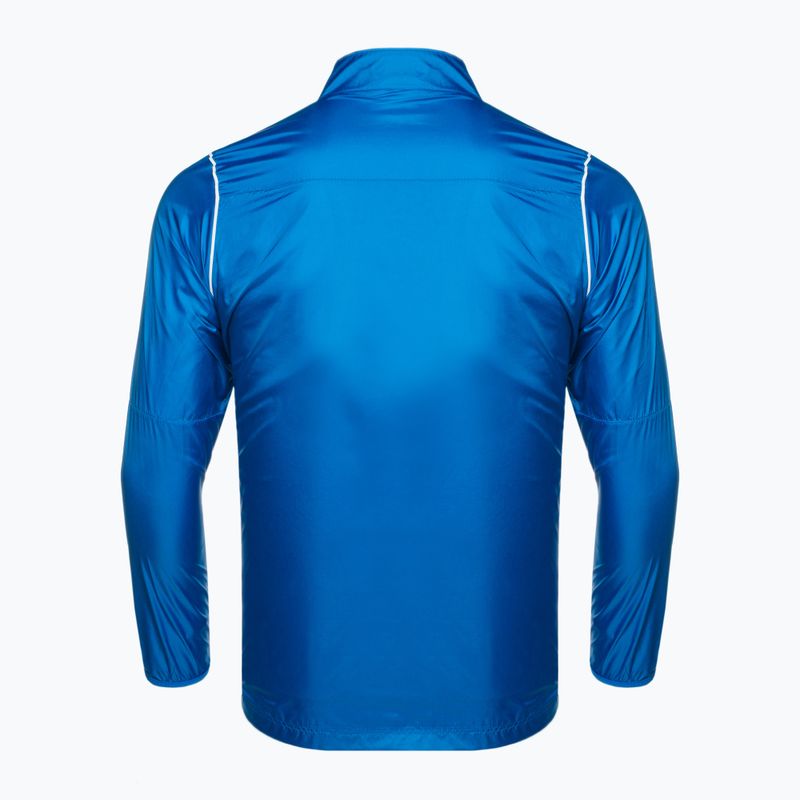 Pánska futbalová bunda Nike Park 20 Rain Jacket royal blue/white/white 2