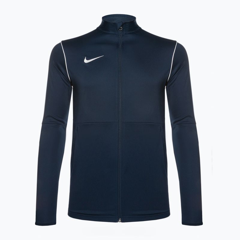 Pánska futbalová mikina Nike Dri-FIT Park 20 Knit Track obsidiánová/biela/biela