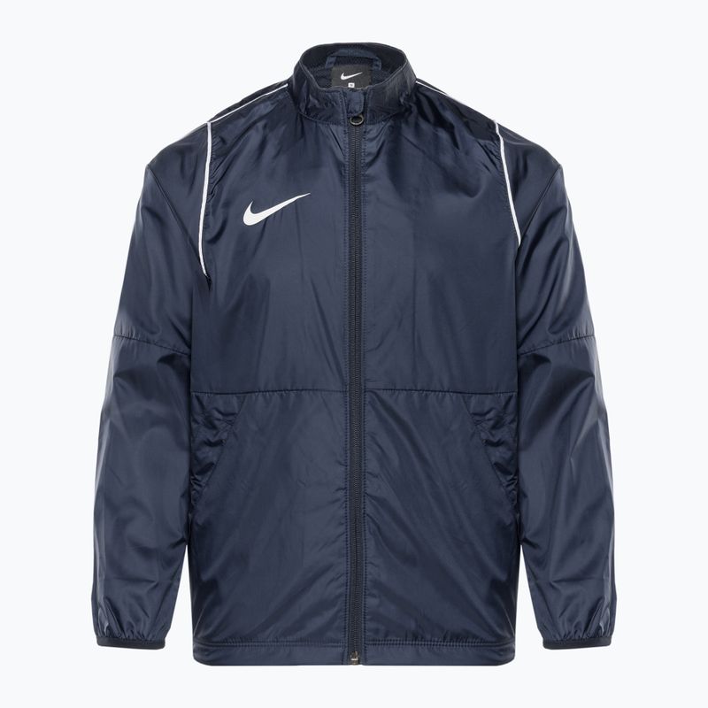 Detská futbalová bunda Nike Park 20 Rain Jacket obsidiánová/biela/biela