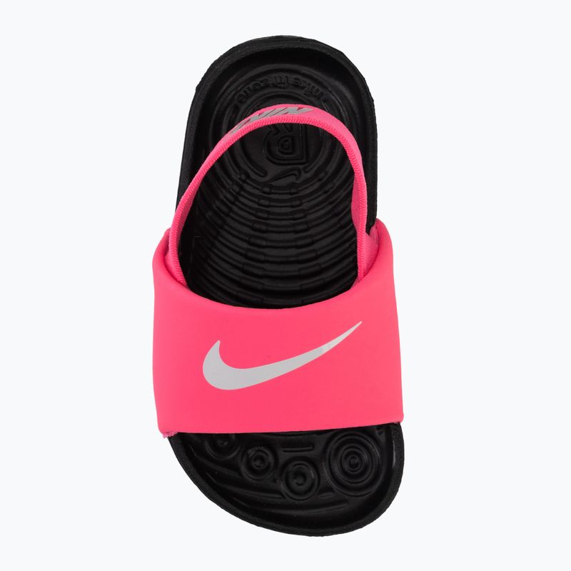 Detské šľapky Nike Digital coffee pink/black/white 5