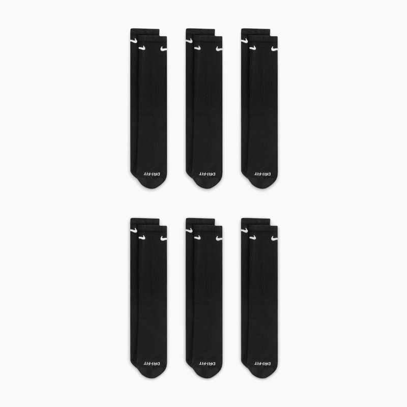 Pánske ponožky Nike Everyday Plus Cushioned Crew 6 pairs black/white 3