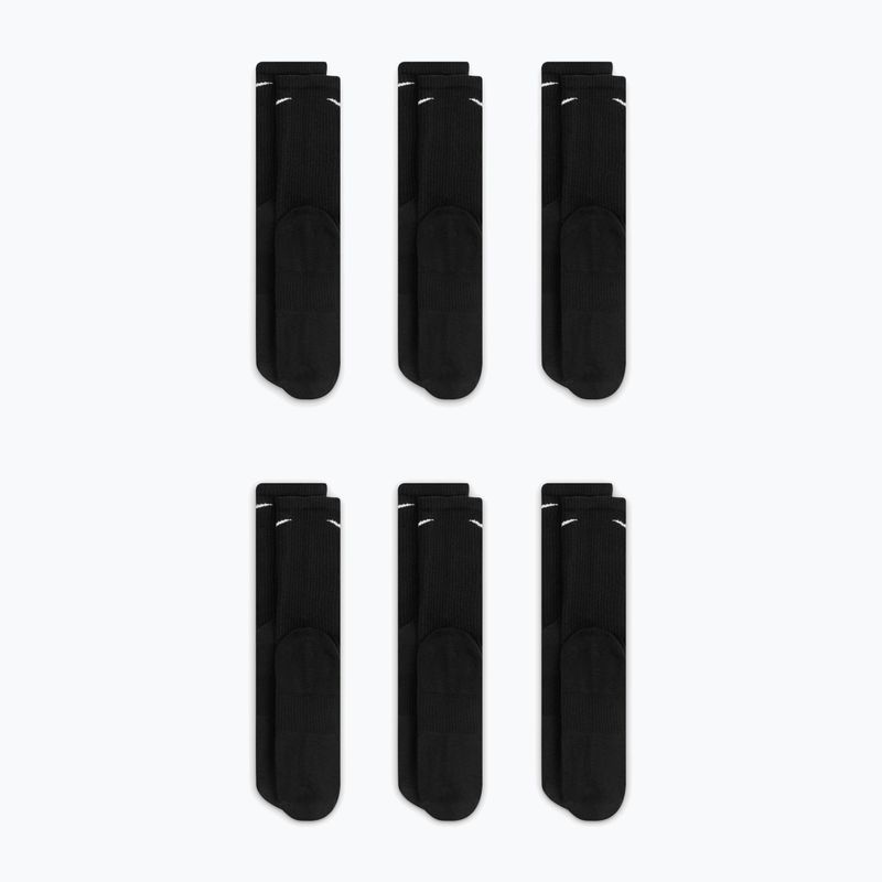 Pánske ponožky Nike Everyday Plus Cushioned Crew 6 pairs black/white 4