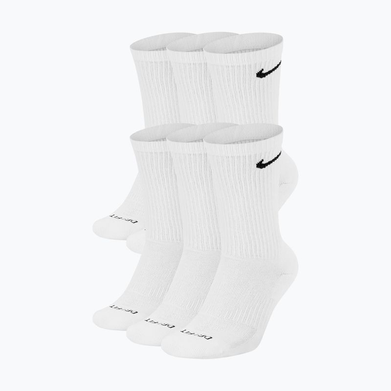 Pánske ponožky Nike Everyday Plus Cushioned Crew 6 pairs white/black