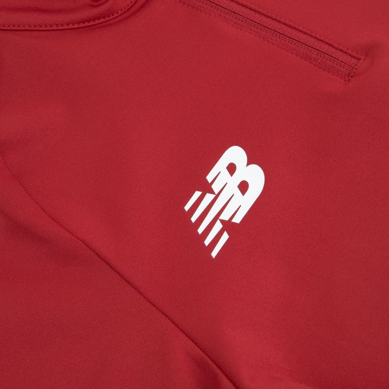 Detská futbalová mikina New Balance Training 1/4 Zip Knitted bordová NBEJT9035 3