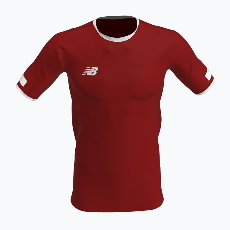 Pánske futbalové tričko New Balance Turf bordovej farby NBEMT9018