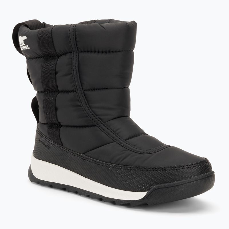 Sorel Outh Whitney II Puffy Mid juniorské snehové topánky čierne