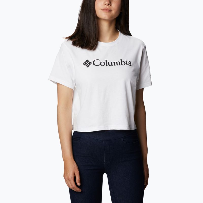 Columbia dámske trekové tričko North Cascades Cropped white 1930051101