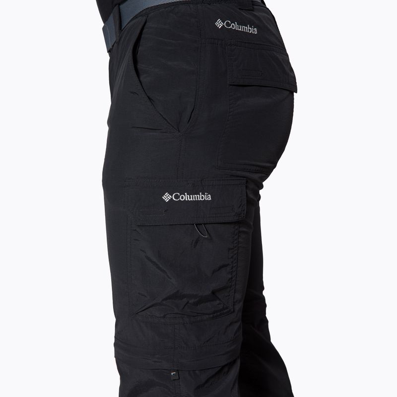 Columbia Silver Ridge II converti 010 black 1794891 pánske trekingové nohavice 4