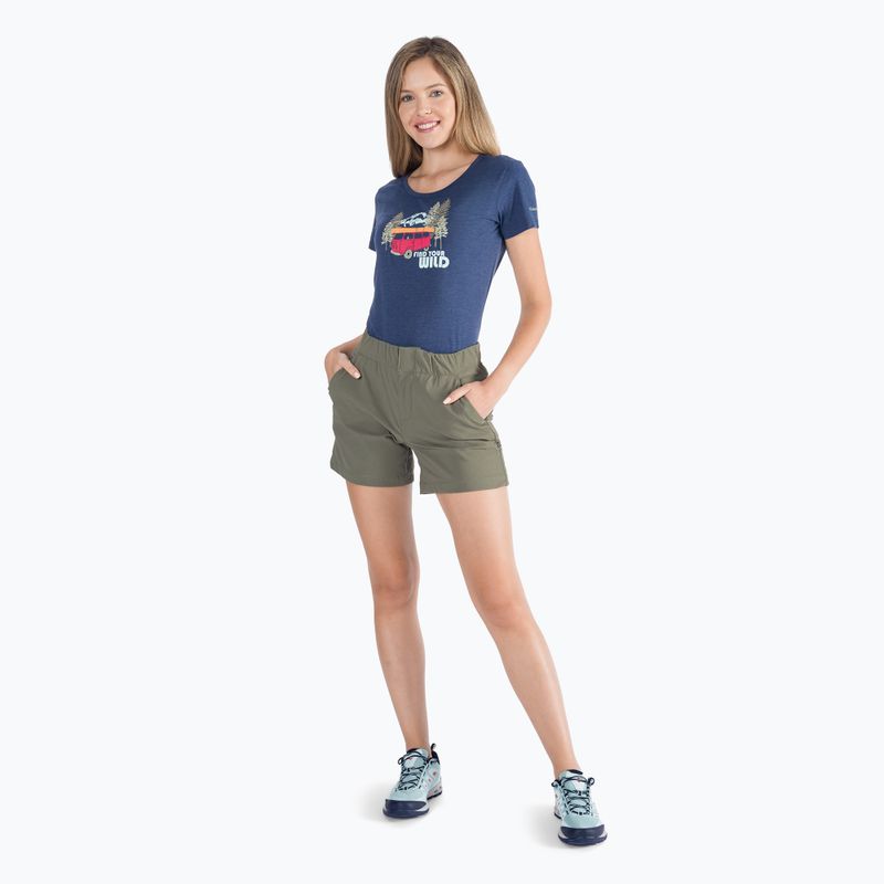 Dámske turistické šortky Columbia Firwood Camp II green 1885313 2