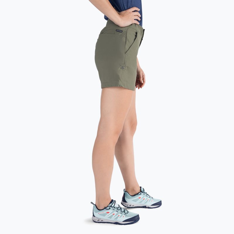 Dámske turistické šortky Columbia Firwood Camp II green 1885313 4