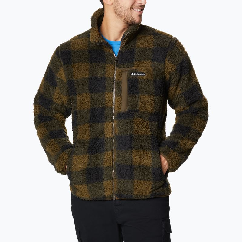 Columbia pánsky Winter Pass Print Fleece green 1866565