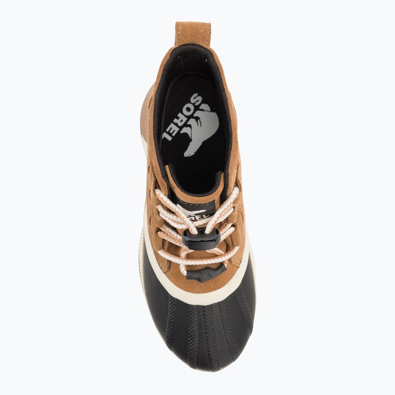 Sorel Ona Classic Suede camel brown/sea salt junior snow boots 6