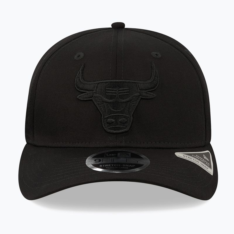 Šiltovka New Era Tonal Black 9Fifty Stretch Snap Chicago Bulls čierna 3