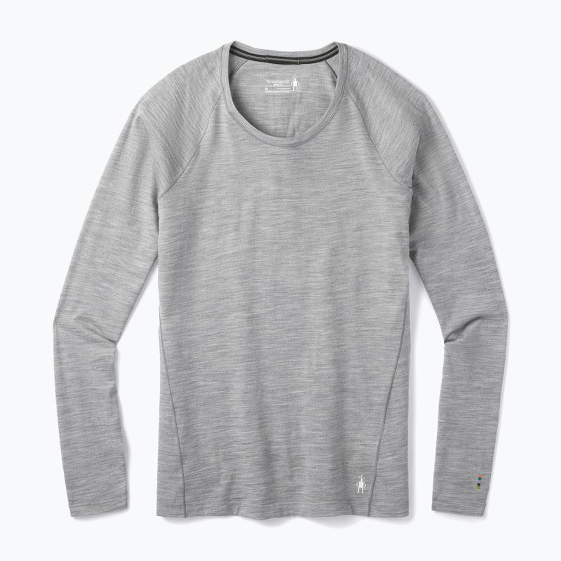 Dámska termoaktívna mikina Smartwool Merino 150 Baselayer Boxed light gray heather 4