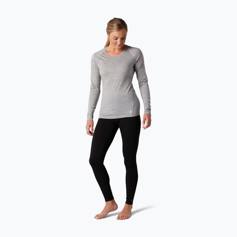 Dámska termoaktívna mikina Smartwool Merino 150 Baselayer Boxed light gray heather 5
