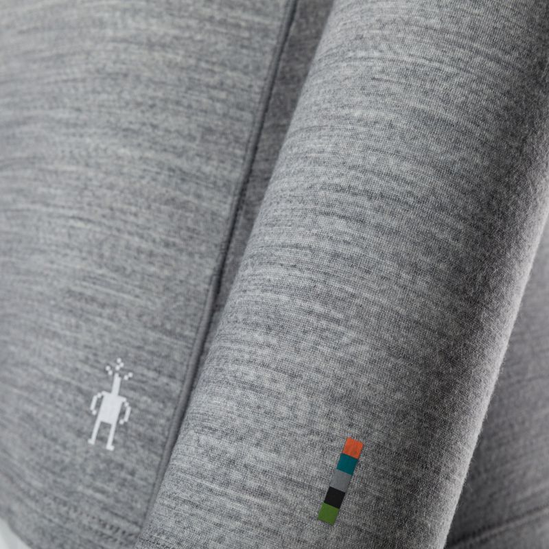 Dámska termoaktívna mikina Smartwool Merino 150 Baselayer Boxed light gray heather 3