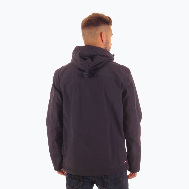 Pánska bunda Napapijri Rainforest Pocket Summer azul marino 2